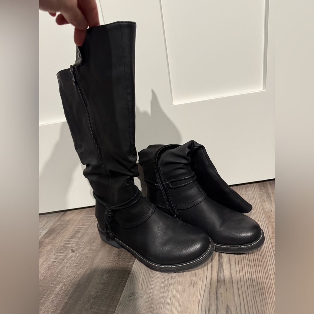Elegant Black Over the Knee Boots